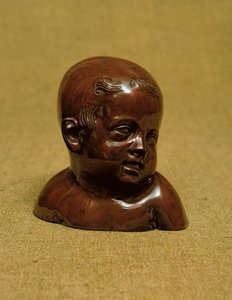 子供のマイセン石器の胸像、1715年頃